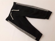 PRIMARK dresowe SPODNIE JOGGERY wygodne LAMPASY _ 86cm