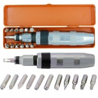 CSAVARHÚZÓ ÜTVECSAVAROZÓ 13 BIT + FÉM DOBOZ