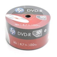 Markowe Płyty HP DVD-R 4,7GB 16x 50szt jakość !!!