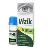 VIZIK Alergia očné kvapky hydratuje chráni 10 ml