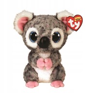 Maskotka Ty Beanie Boos szary koala KARLI, 15 cm - Regular