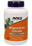 Now Foods Magnézium citrát 400 mg 120 kapsúl