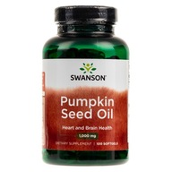 Swanson Pumpkin Seed Oil Tekvicový olej 1000 mg Parazity Prostata 100k