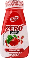 6PAK SYRUP ZERO 500ml SOS SMAK TRUSKAWKOWY 0 KCAL