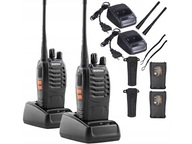 2W1 SET KRÓTKOFALÓWKI WALKIE TALKIE DUŻY ZASIĘG