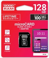 Goodram, Karta pamięci microSDHC 128GB CL10 UHS I