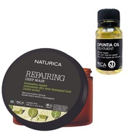 RICA Sada na obnovu vlasov Maska Repairing 250ml + Olej Opuntia 12ml