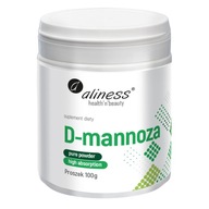 D-MANNOZA manoose w proszku 100g Bakterie Infekcje Układu moczowego ALINESS