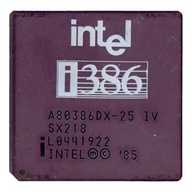 Procesor Intel A80386DX-25 IV 1 x 0,03 GHz