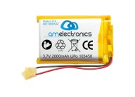 3,7V 2000mAh LiPo akkumulátor 103450 (2534)