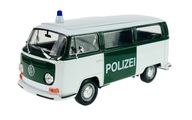 WELLY 1972 VW VOLKSWAGEN BUS T2 POLIZEI 1:24 NOVÝ