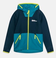 Dziecięca Kurtka outdoorowa niebieska Jack Wolfskin, rozmiar S (140)