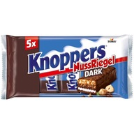 Knoppers Nuss Batoniki Krem Orzechowy Karmel Ciemna Czekolada 5szt 200g