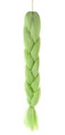 Vlasy kanelové syntetické ombre, zelená, 10352