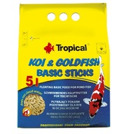 TROPICAL KOI GOLDFISH BASIC STICKS 5L/400G pokarm