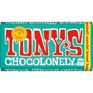 TONY'S CHOCOLONELY MLIEČNA ČOKOLÁDA MANDLE PRECEL 180G