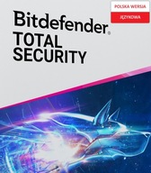 Bitdefender Total Security 2024 10 PC / 1 ROK kontynuacja licencji PL
