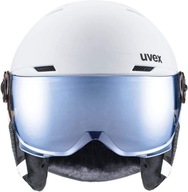 Kask Uvex Rocket Jr Visor White Mat 51-55 biały