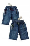 Krótkie spodenki szorty jeansowe dla chłopca nowy 146-152