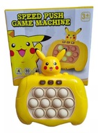 Gra pop it popit quick push antystresowa zręcznościowa elektryczna Pikachu