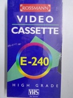 Video Cassette E-240 NOWA czysta