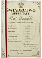 BIZONYÍTVÁNY A LEGJOBB APUKÁNAK Apák napi ajándék OKLEVÉL GRAVÍROZÁS