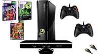 KOMPLET XBOX 360 Slim KINECT 2 PADY GRY