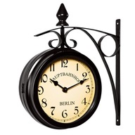 Nástenné hodiny Monzana čierna 9,5cm