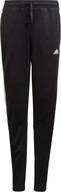 SPODNIE DLA DZIECI ADIDAS DESIGNED TO MOVE 3-STRIPES PANTS CZARN r 140cm