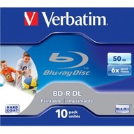 Blu-ray disk Verbatim BD-R 50 GB 10 ks