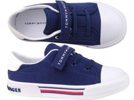 TOMMY HILFIGER BUTY DZIECIĘCE TRAMPKI GUMKI RZEP