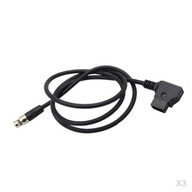 3x żeński wtyk kabla zasilającego Mini XLR do