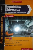 Republika Słowacka atlas samochodowy -