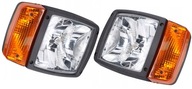 2x LAMPY DROGOWE PRZEDNIE LEWA + PRAWA JCB 3CX 4CX