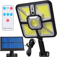 Lampa Solarna Uliczna 235 LED Zewnętrzna z Czujnikiem Ruchu i Zmierzchu