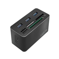 Stacja dokująca USB3.2 8-portów, mini Czarna