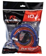 Renegade RX10KIT Zestaw przewodów kable do montażu wzmacniacza 10mm2 RCA