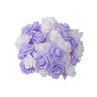 LED ružové kvetinové svietidlo 300 cm dekoratívne valentínske biele a fialové