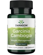 Swanson Garcinia Cambogia 5:1 Extrakt 60 kapsúl