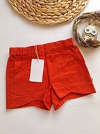 Krátke šortky 86 - 92 Pomp de lux červené bavlnené letné šortky