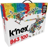 K'Nex - Stavebnice - Sada 863 el. 100 modelov 12605