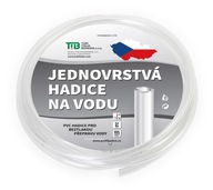 Priehľadná jednovrstvová hadica 8x10 mm - 20 m