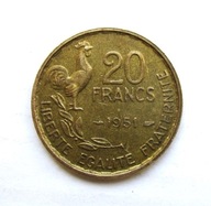 20 Franków 1951 r. Francja