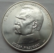 50000 złotych - JÓZEF PIŁSUDSKI 1988 - SREBRO / 4