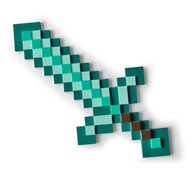 KAJAWIS Naklejki na ścianę 3D miecz diamentowy w stylu MINECRAFT dekoracja