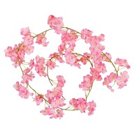 1.8 Meters Artificial Flower Vines Fake Leaf Plants Vine Spring Dark Pink