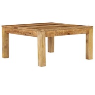 Konferenčný stolík z masívneho mangovníkového dreva 80x80x40 cm