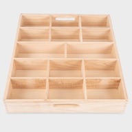 TickiT: drevený podnos prieskumníkov Wooden Sorting Tr