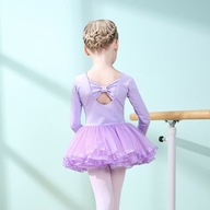 dziewczęca spódnica baletowa z krótkim rękawem 130
