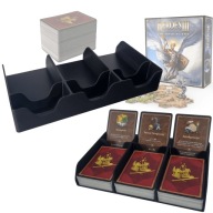 KÁRTYATARTÓ HEROES 3 REKESZES FEKETE 63,5x88MM